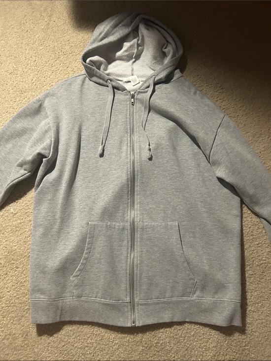 Full Tilt Other - Full Tilt Light Gray Full-Zip Hooded Sweater - Men's